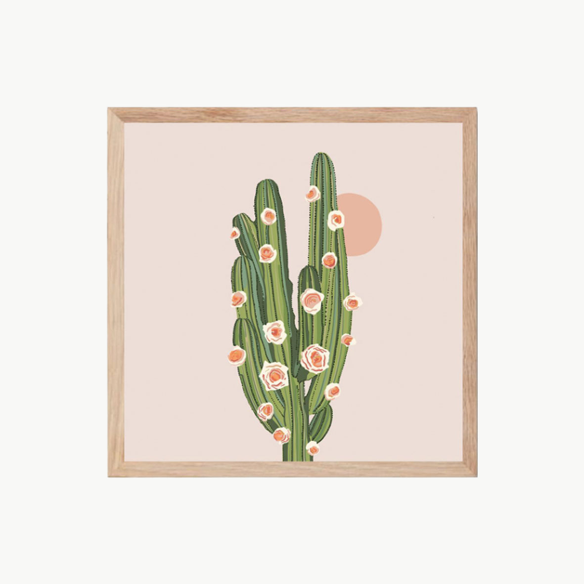 "Cactus at Sunset"